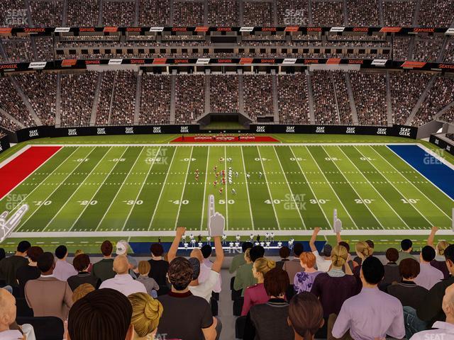 Seating view for Allegiant Stadium Section 312