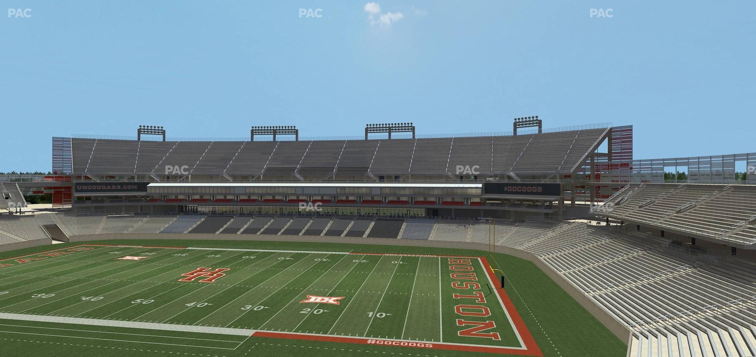 Seating view for TDECU Stadium Section 226