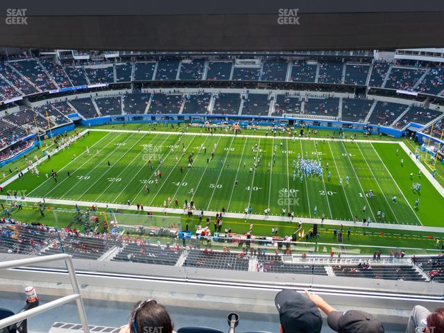 Seating view for SoFi Stadium Section 445