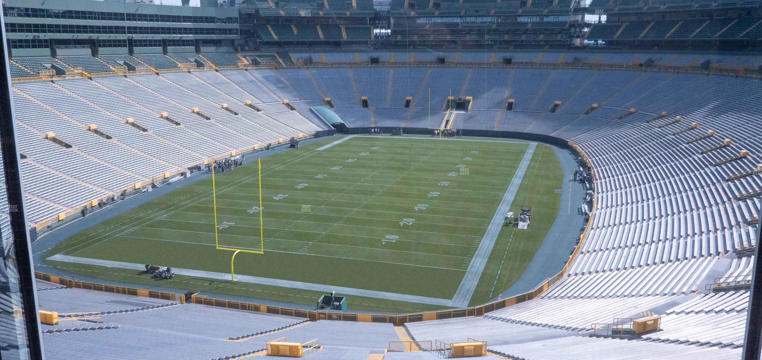 Seating view for Lambeau Field Section 478