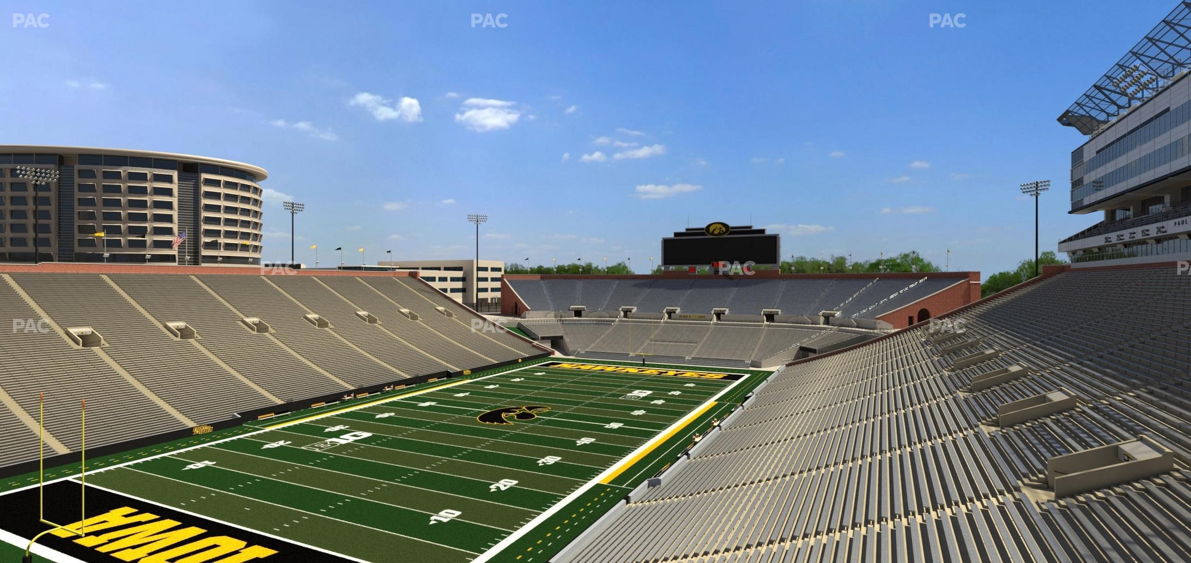 Seating view for Kinnick Stadium Section 332