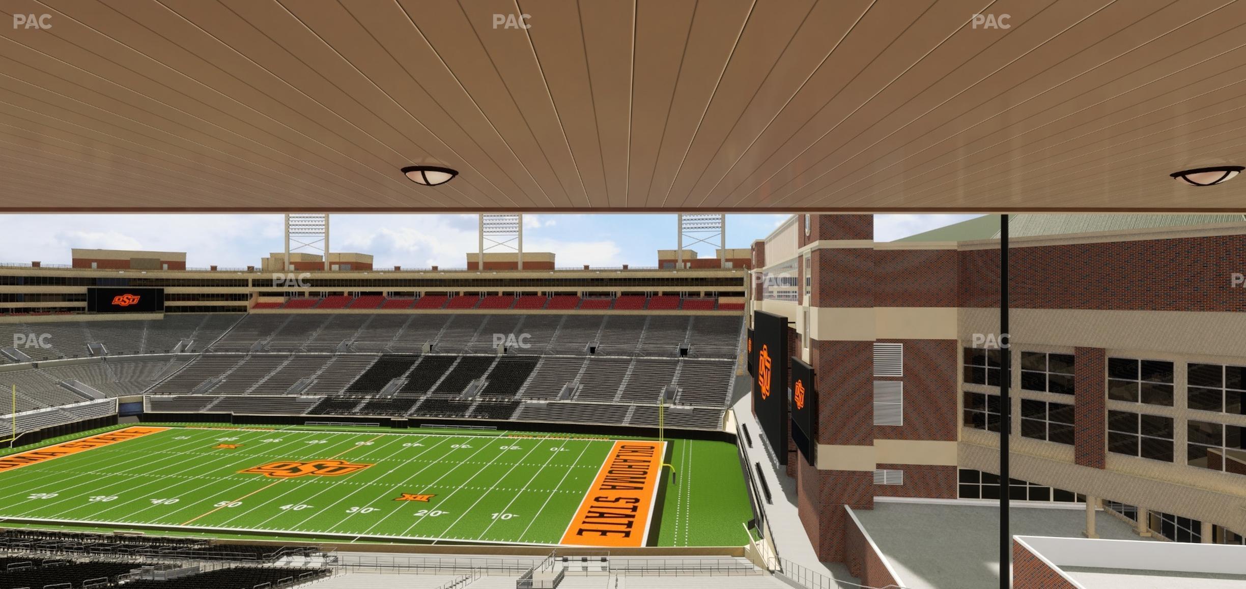 Seating view for Boone Pickens Stadium Section Club 502