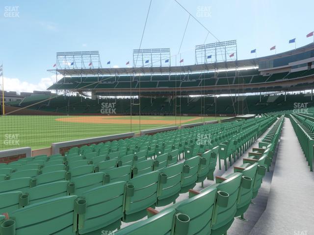 Seating view for Wrigley Field Section The W Club 5