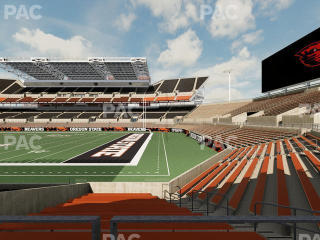 Seating view for Reser Stadium Section 127