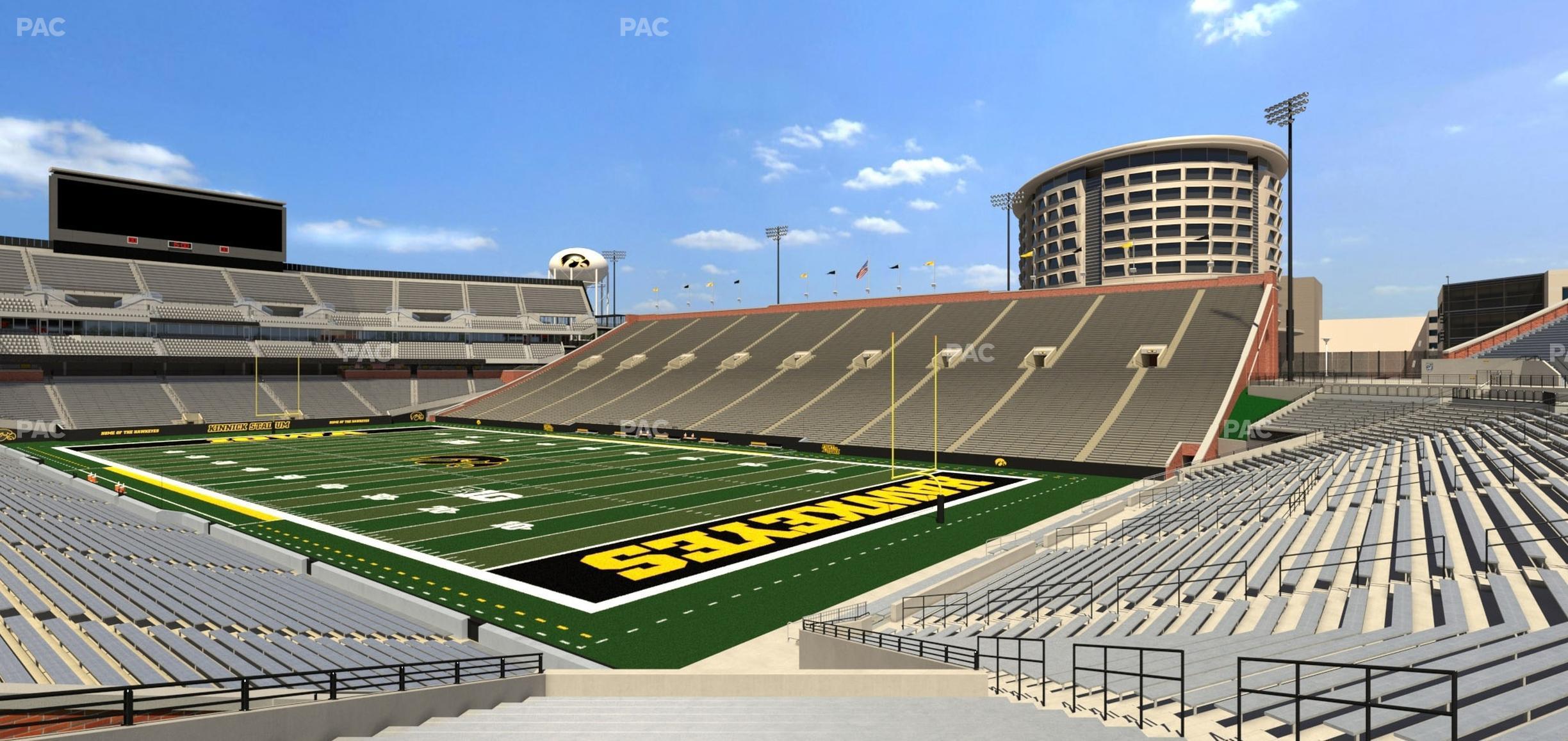 Seating view for Kinnick Stadium Section 121