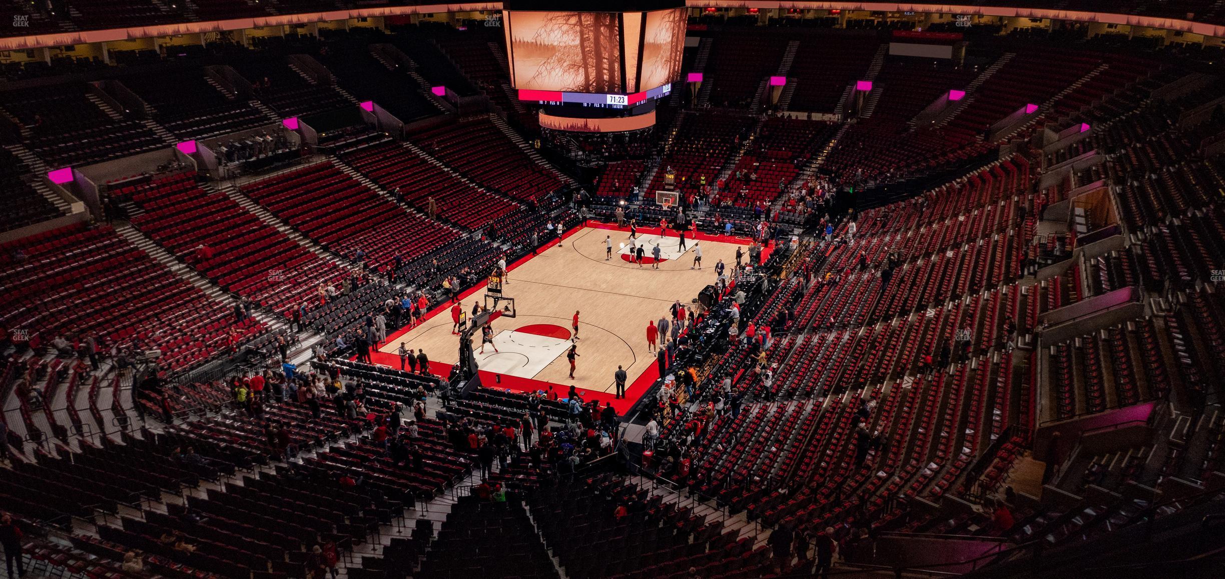 Seating view for Moda Center Section 307