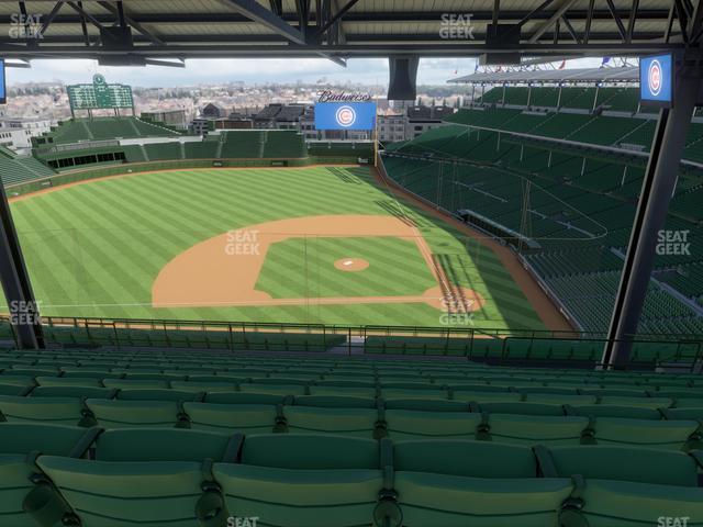 Seating view for Wrigley Field Section 412 Left