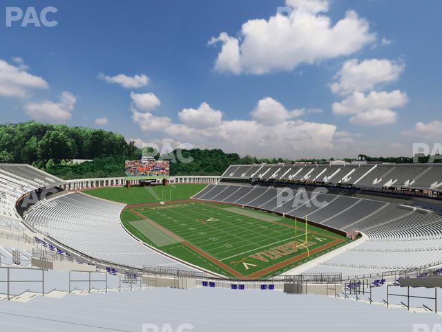 Seating view for Scott Stadium Section 525