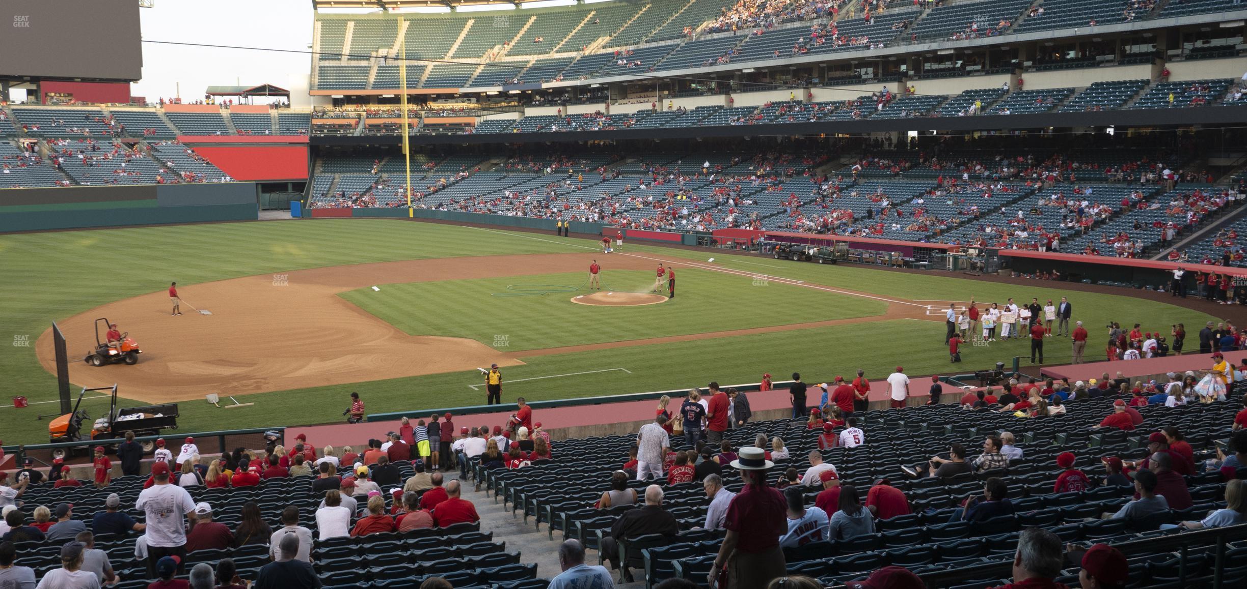 Seating view for Angel Stadium of Anaheim Section 210