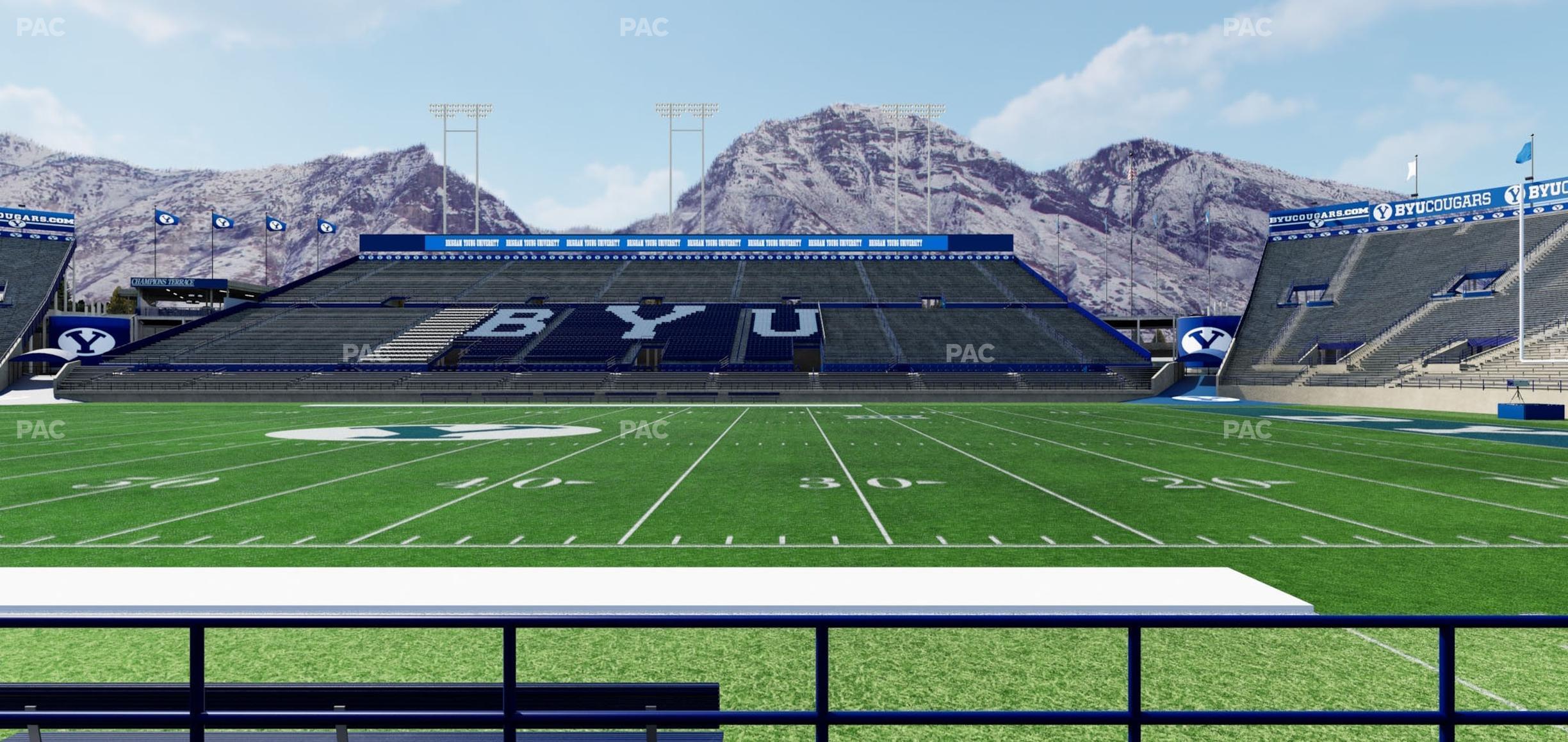 Seating view for LaVell Edwards Stadium Section 4