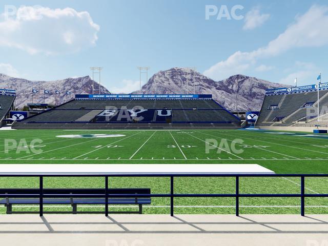 Seating view for LaVell Edwards Stadium Section 4