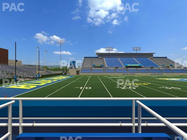 Seating view for Delaware Stadium Section East Box 92