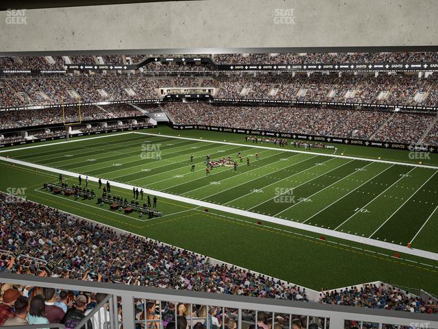 Seating view for Caesars Superdome Section Suite 360