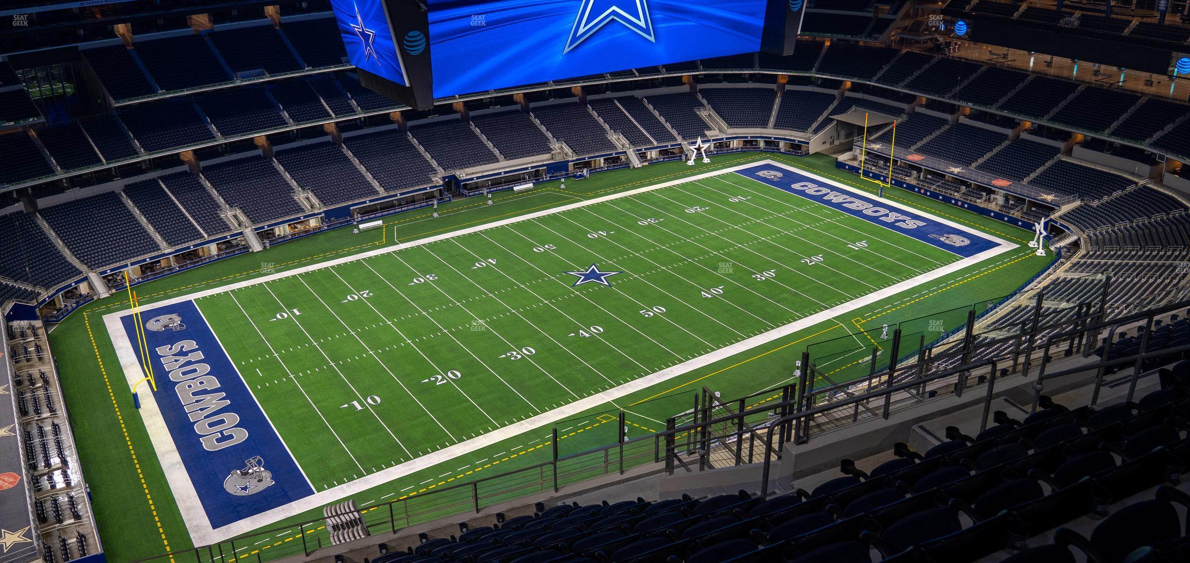 Seating view for AT&T Stadium Section 417