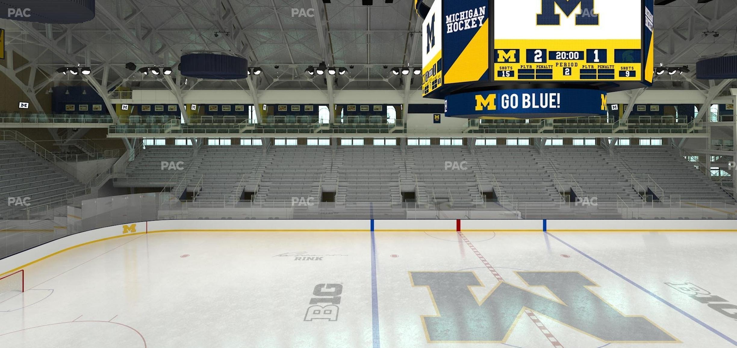 Seating view for Yost Arena Section 216