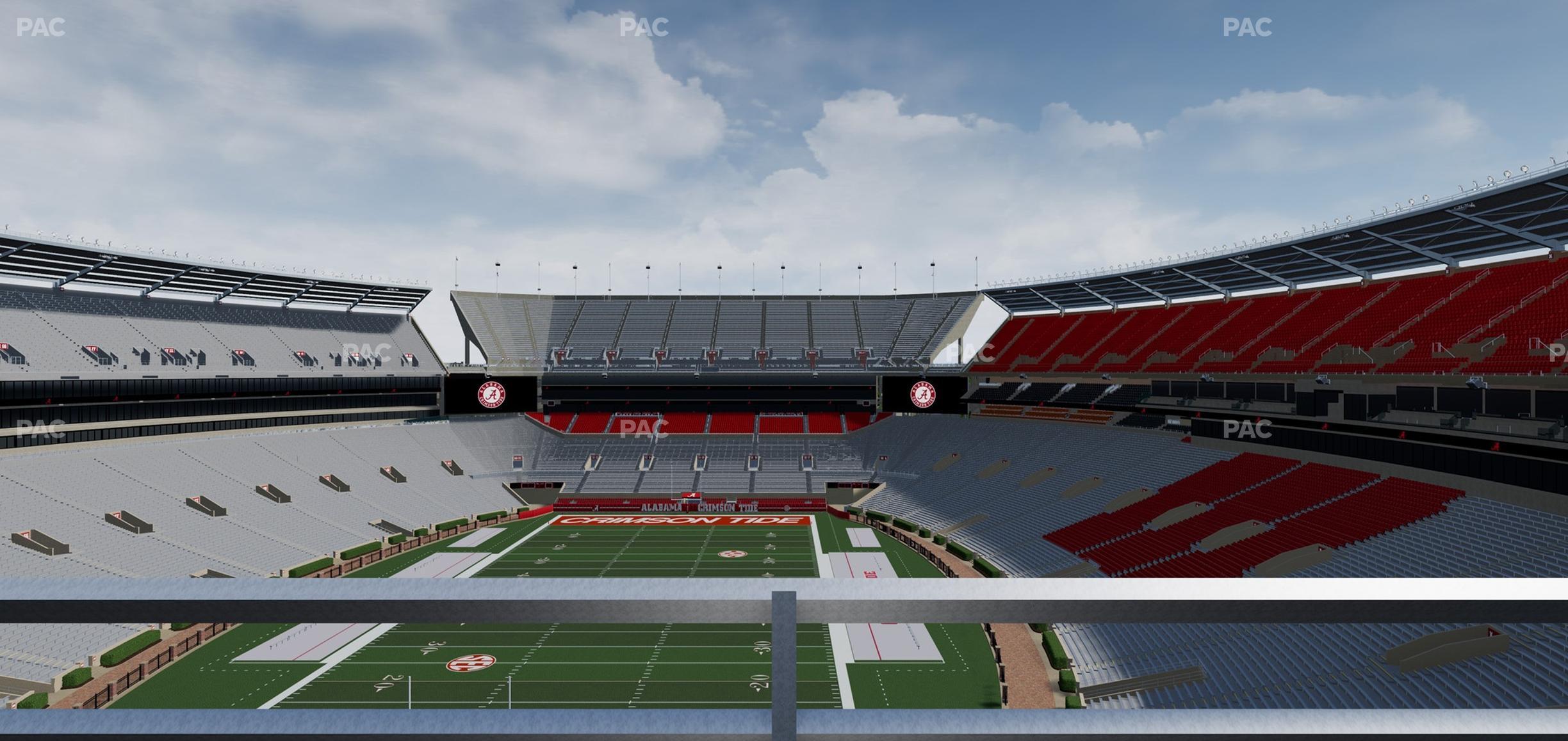 Seating view for Bryant Denny Stadium Section Nn 6