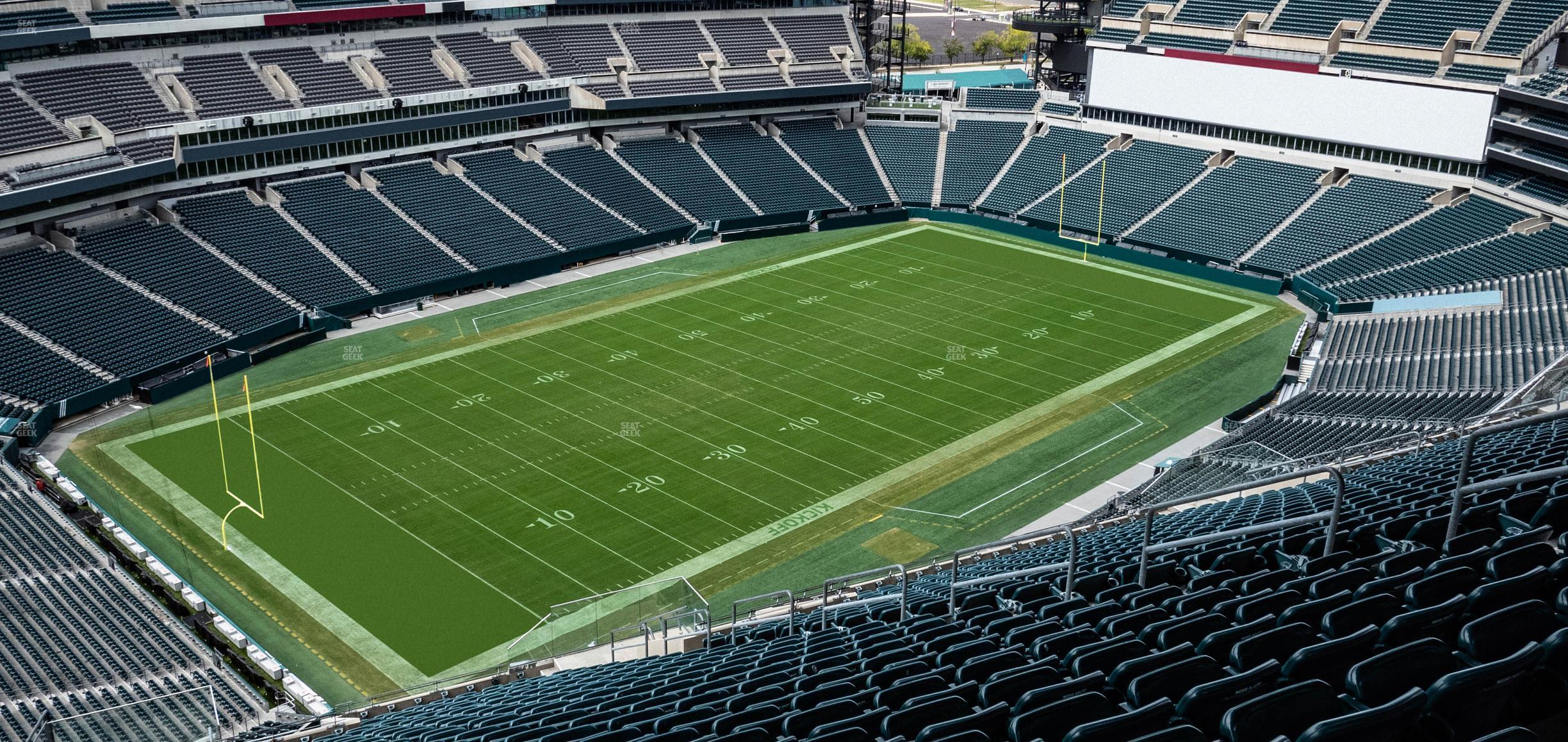 Seating view for Lincoln Financial Field Section 219