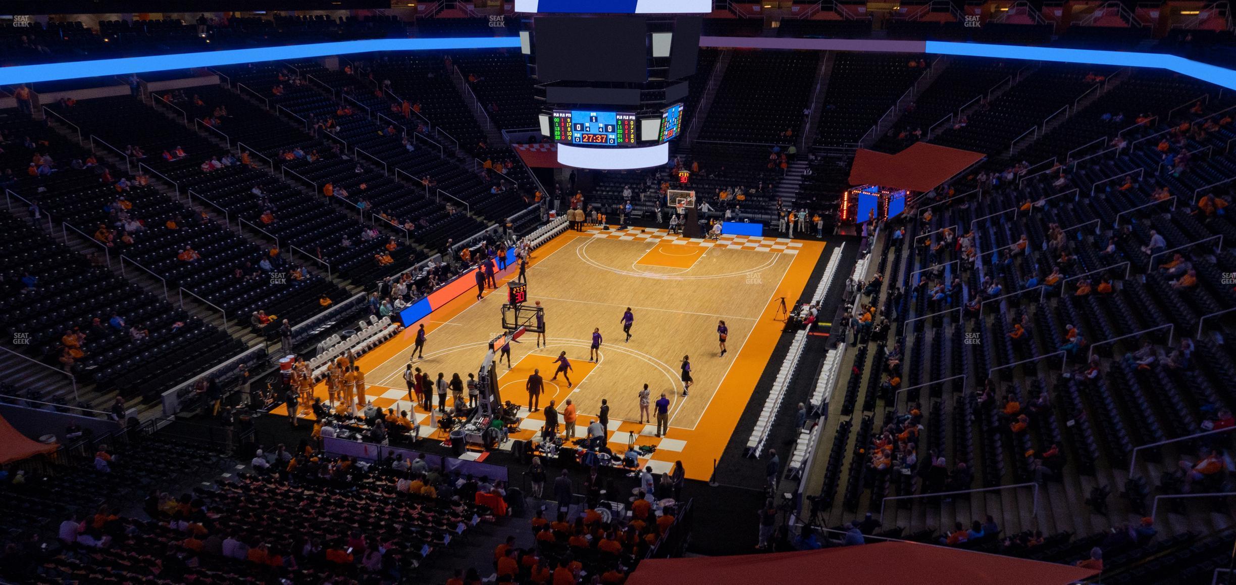 Seating view for Thompson-Boling Arena at Food City Center Section 327