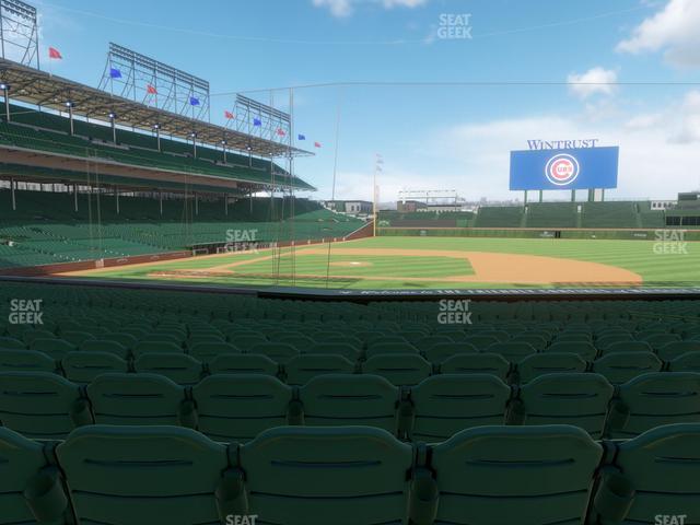 Seating view for Wrigley Field Section 124