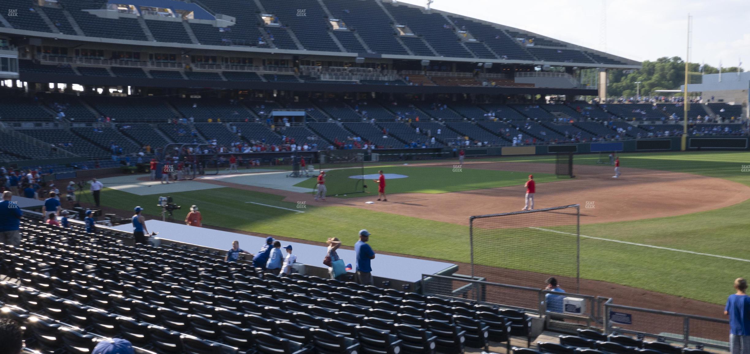 Seating view for Kauffman Stadium Section 140