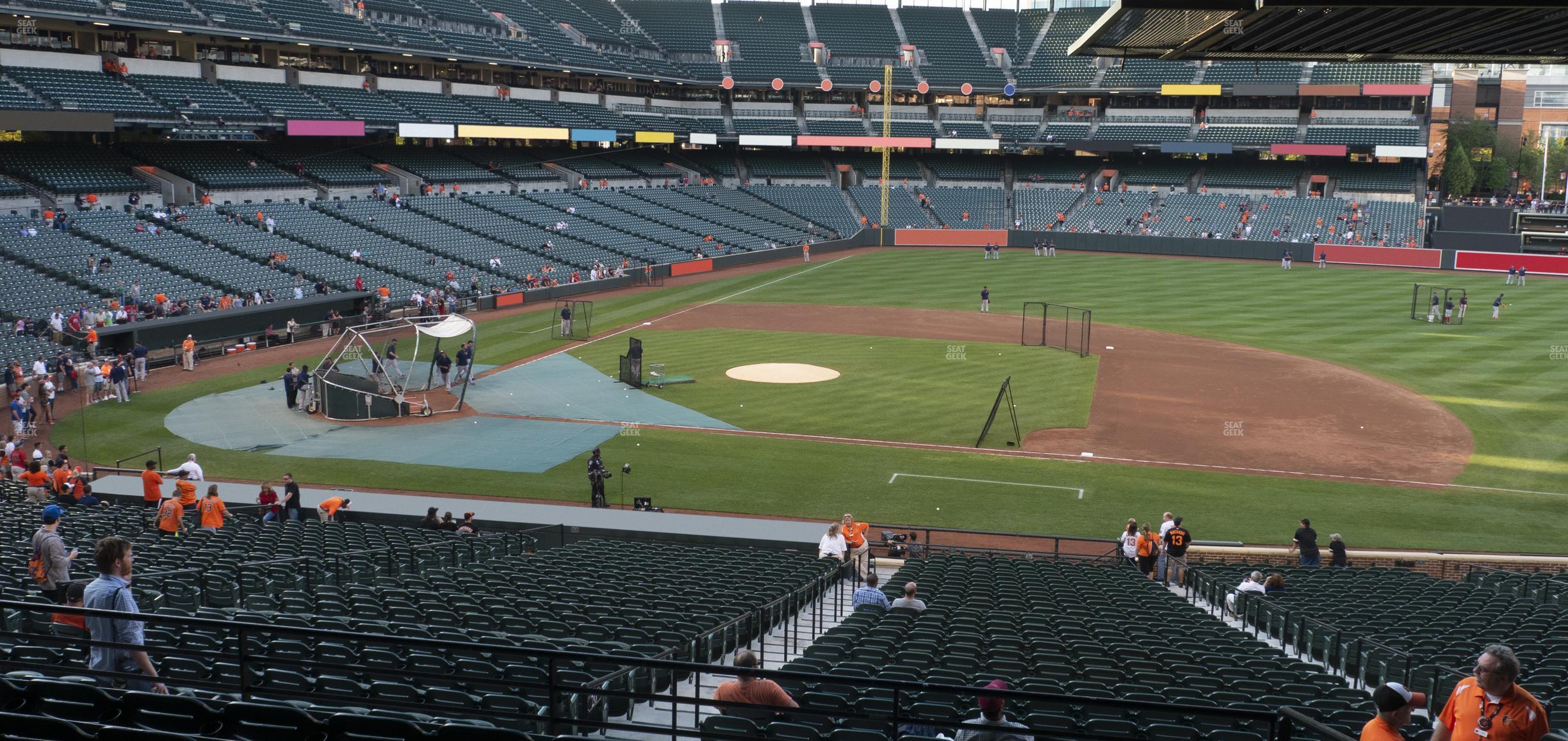 Seating view for Oriole Park at Camden Yards Section 19