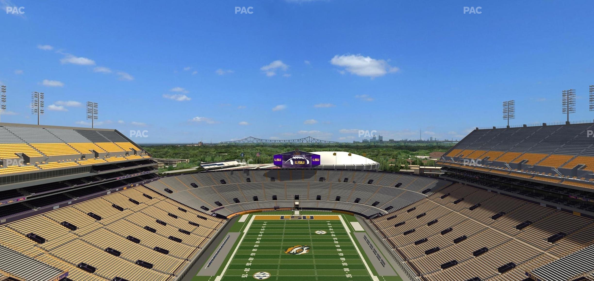 Seating view for Tiger Stadium Section 654