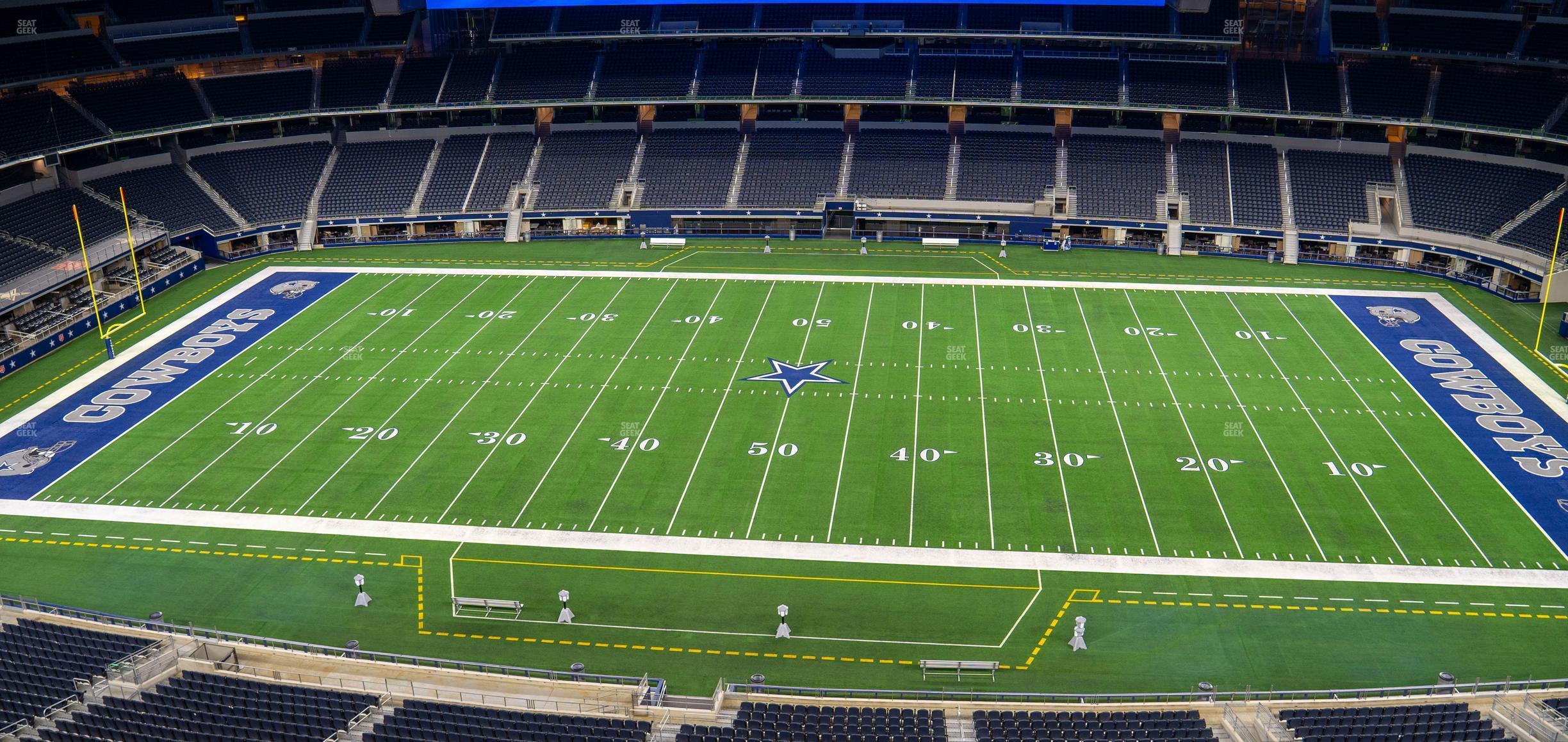 Seating view for AT&T Stadium Section Star Suite 634