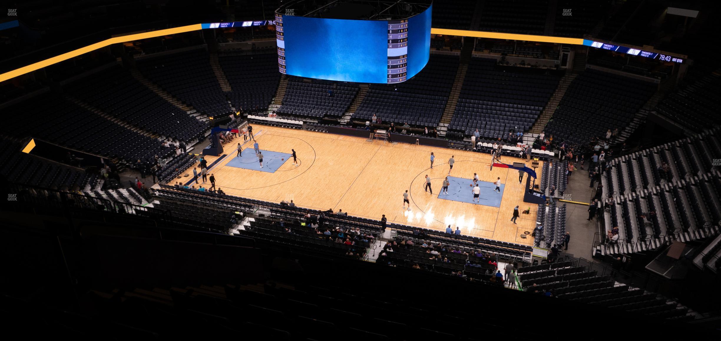 Seating view for FedExForum Section 226