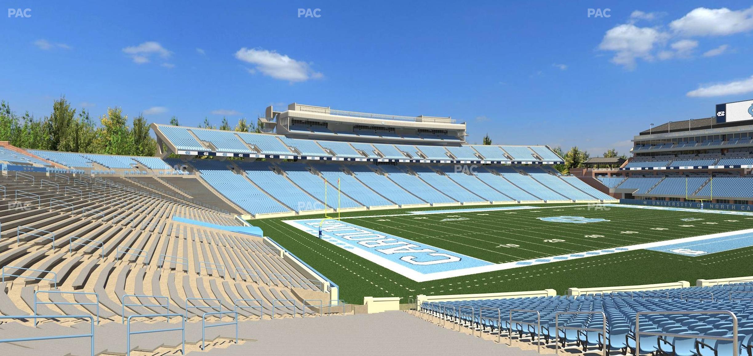 Seating view for Kenan Memorial Stadium Section 119