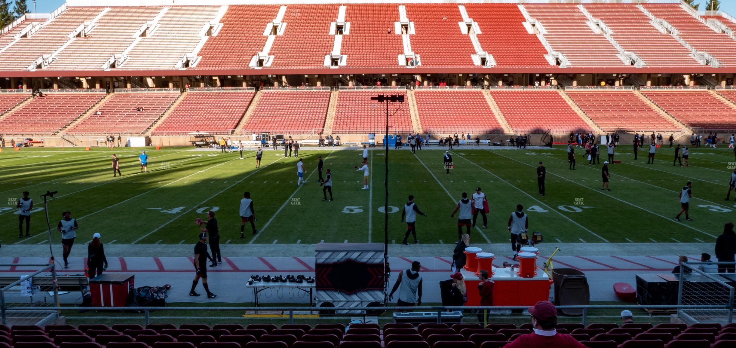 Seating view for Stanford Stadium Section 113