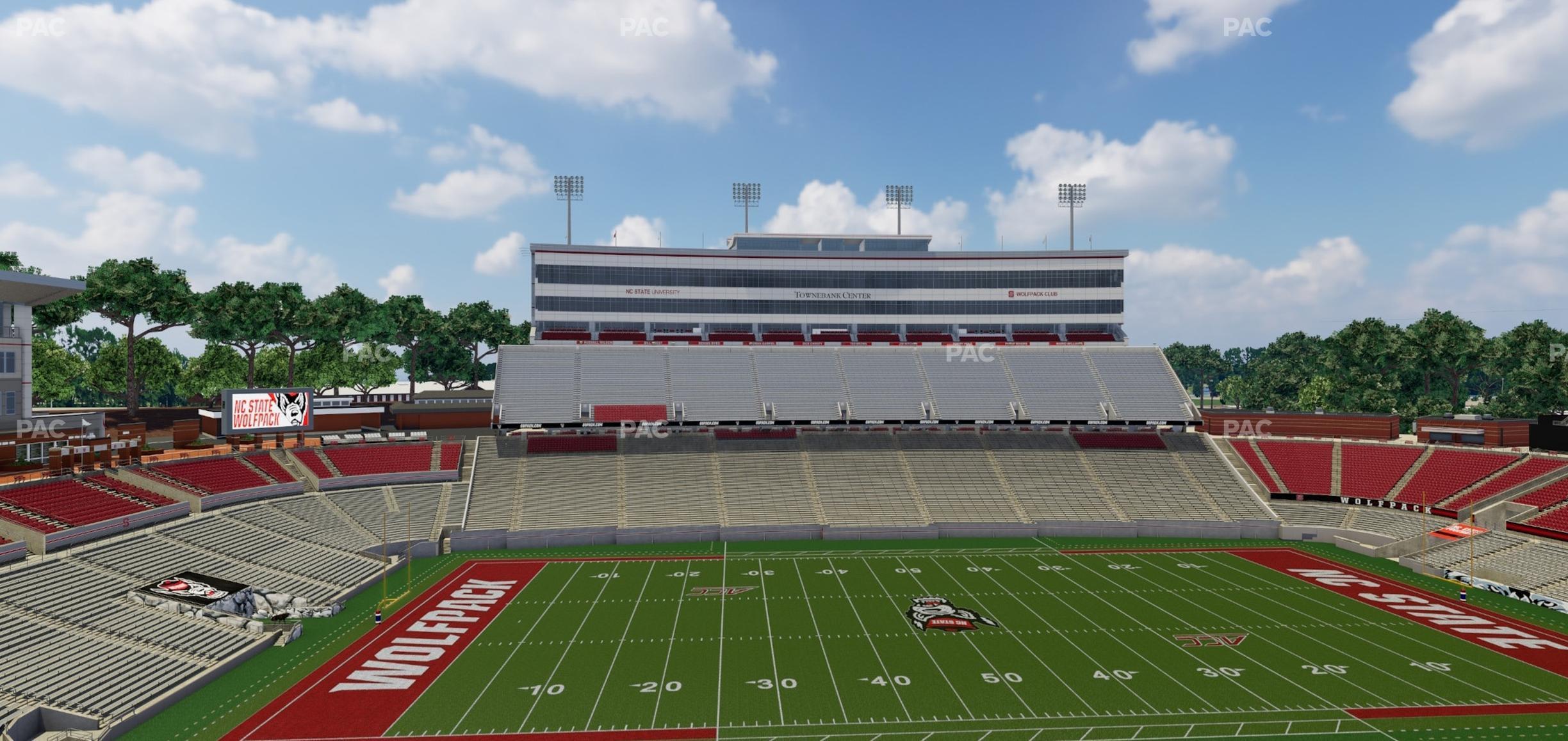 Seating view for Carter-Finley Stadium Section 13