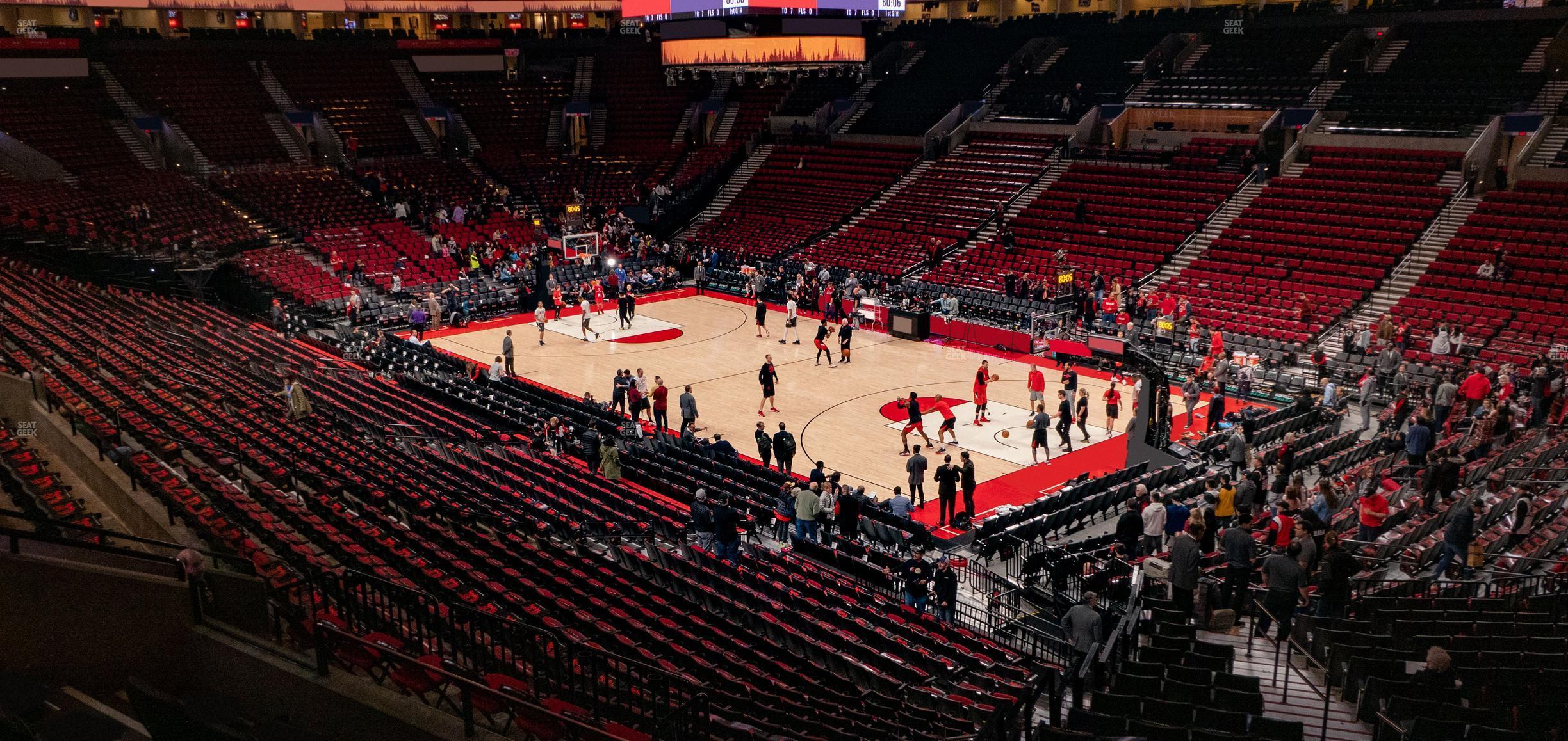 Seating view for Moda Center Section 212