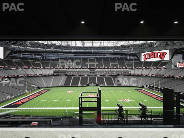 Seating view for Allegiant Stadium Section East Suite 2019