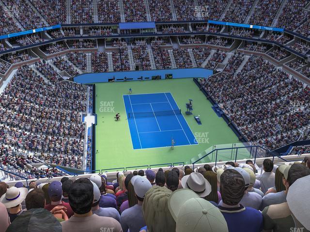 Seating view for Arthur Ashe Stadium Section 320