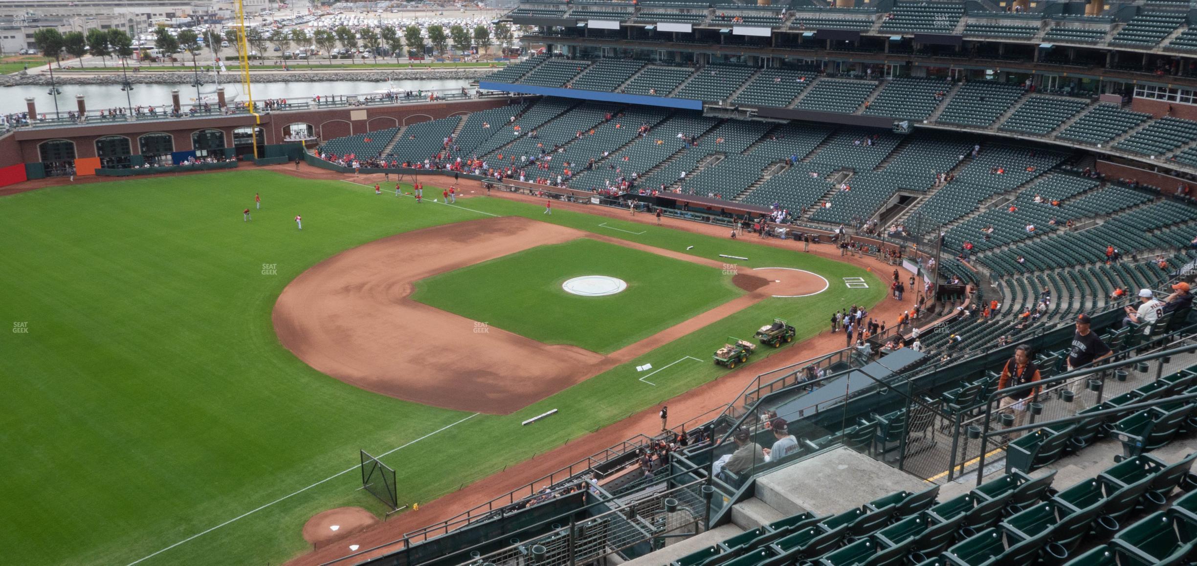 Seating view for Oracle Park Section View Box 328