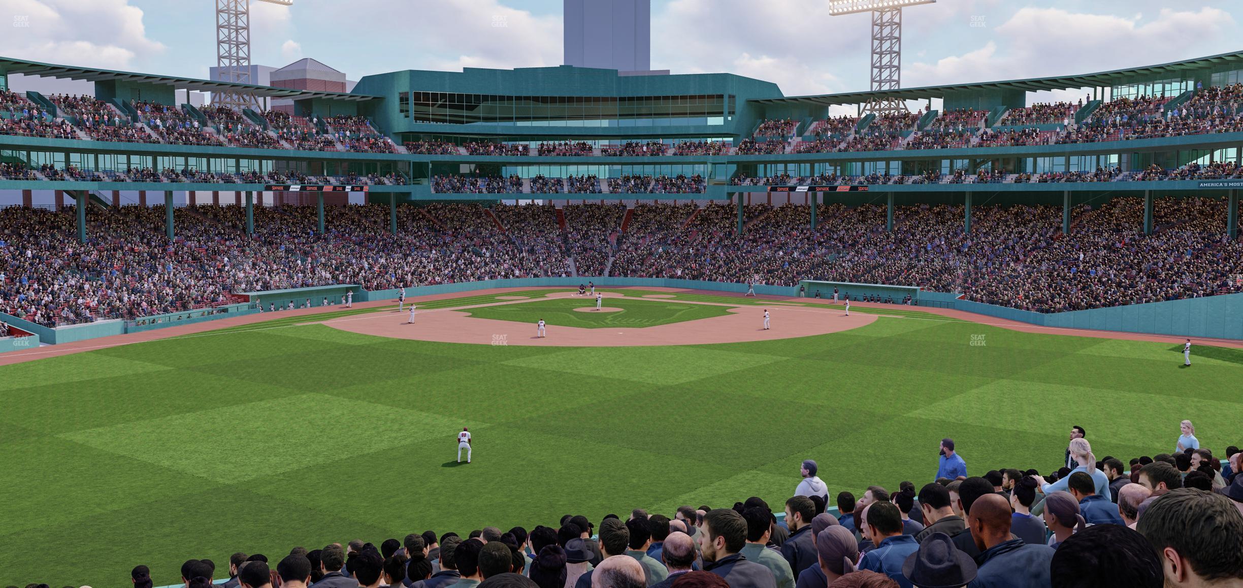 Seating view for Fenway Park Section Bleacher 36