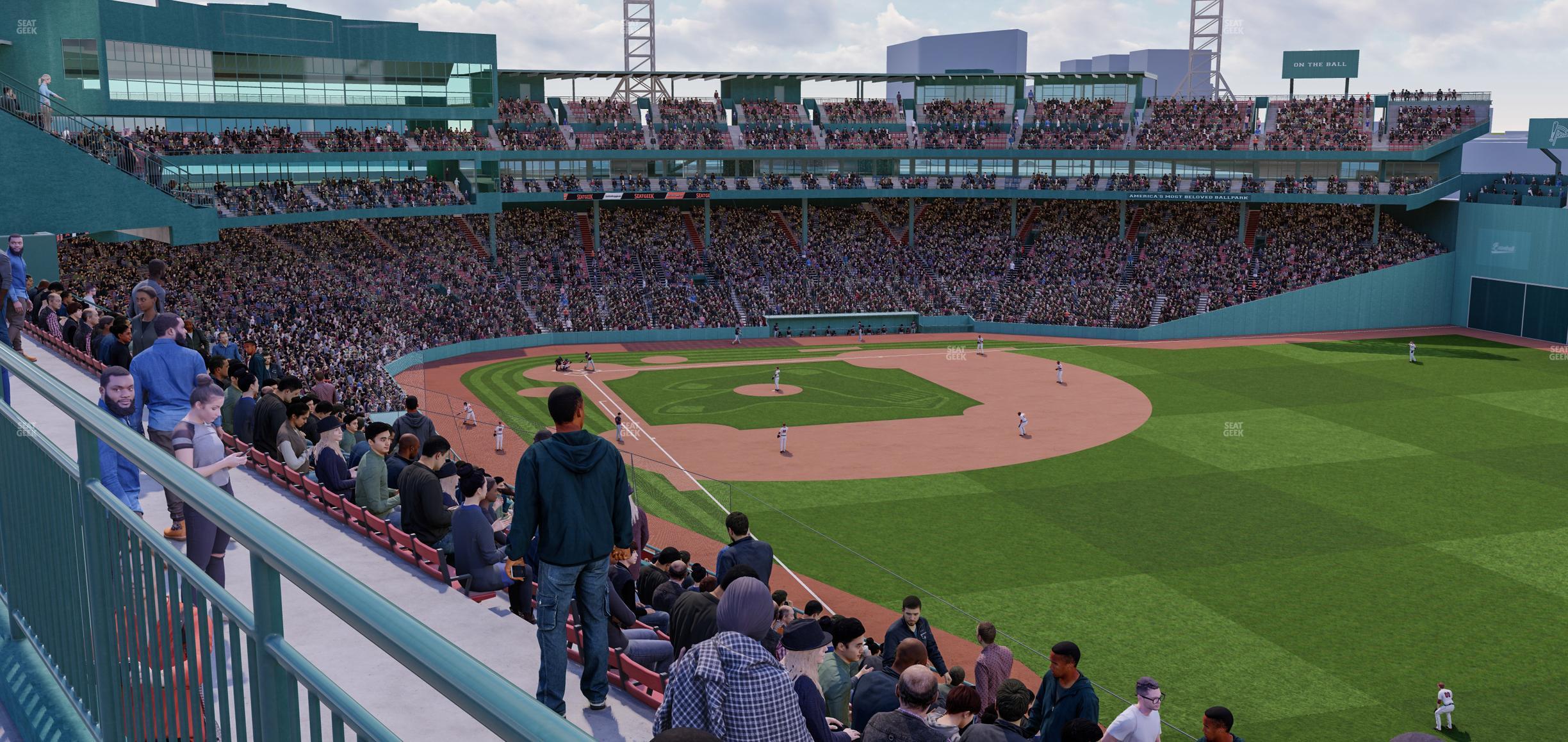 Seating view for Fenway Park Section Right Field Roof Terrace B