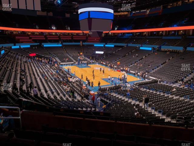 Seating view for Paycom Center Section 218