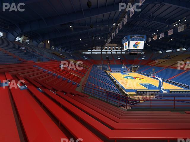 Seating view for Allen Fieldhouse Section 13