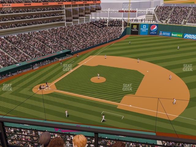 Seating view for Progressive Field Section 440