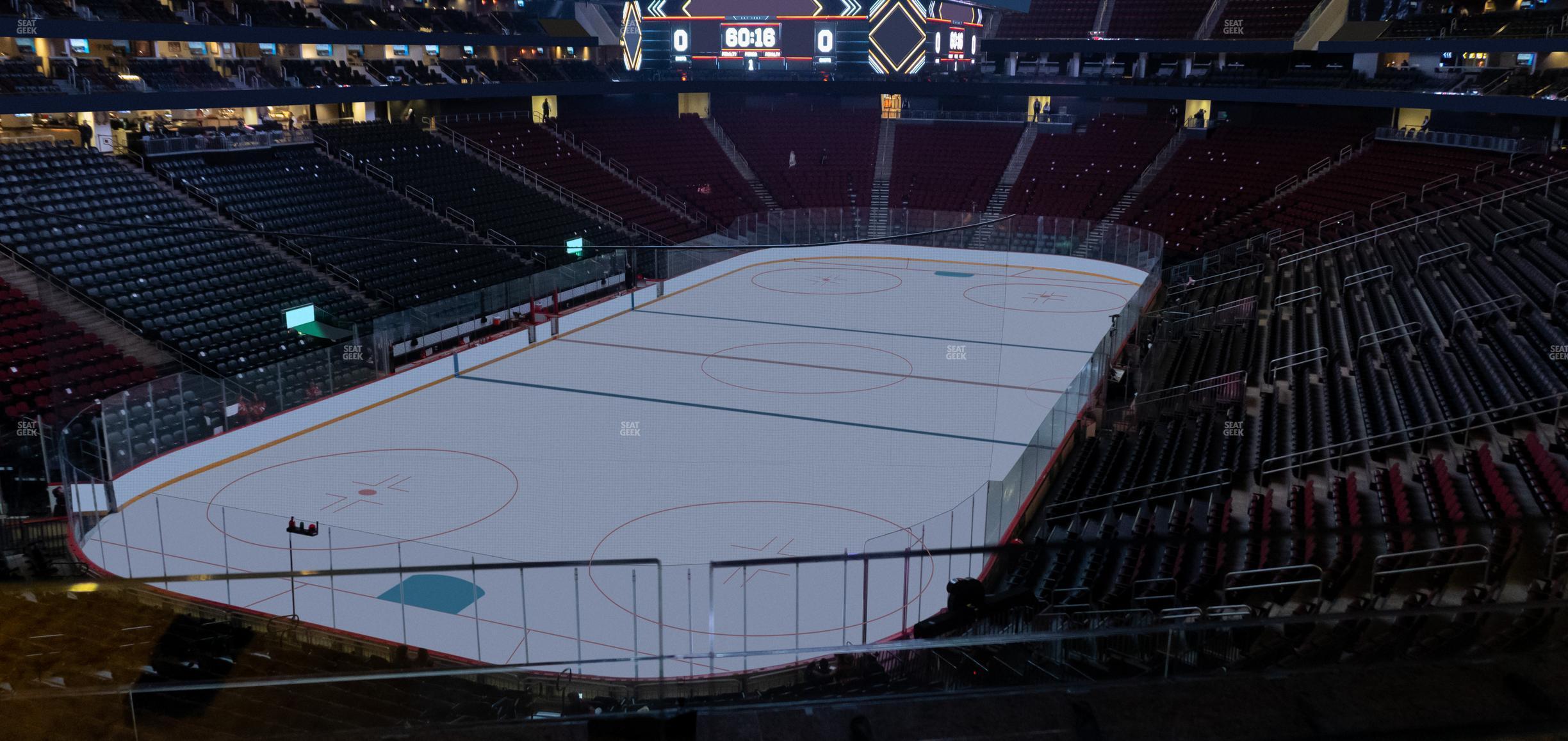 Seating view for Prudential Center Section Restaurant Ledge 2