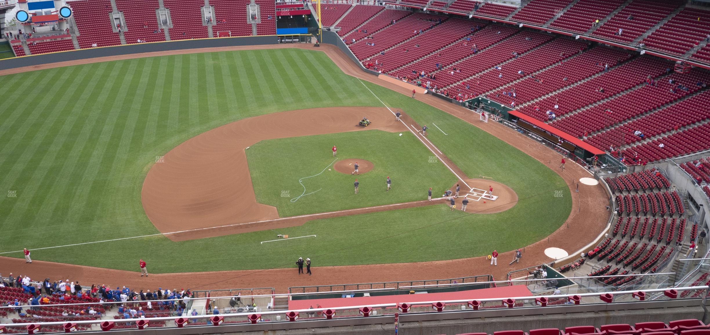 Seating view for Great American Ball Park Section 517