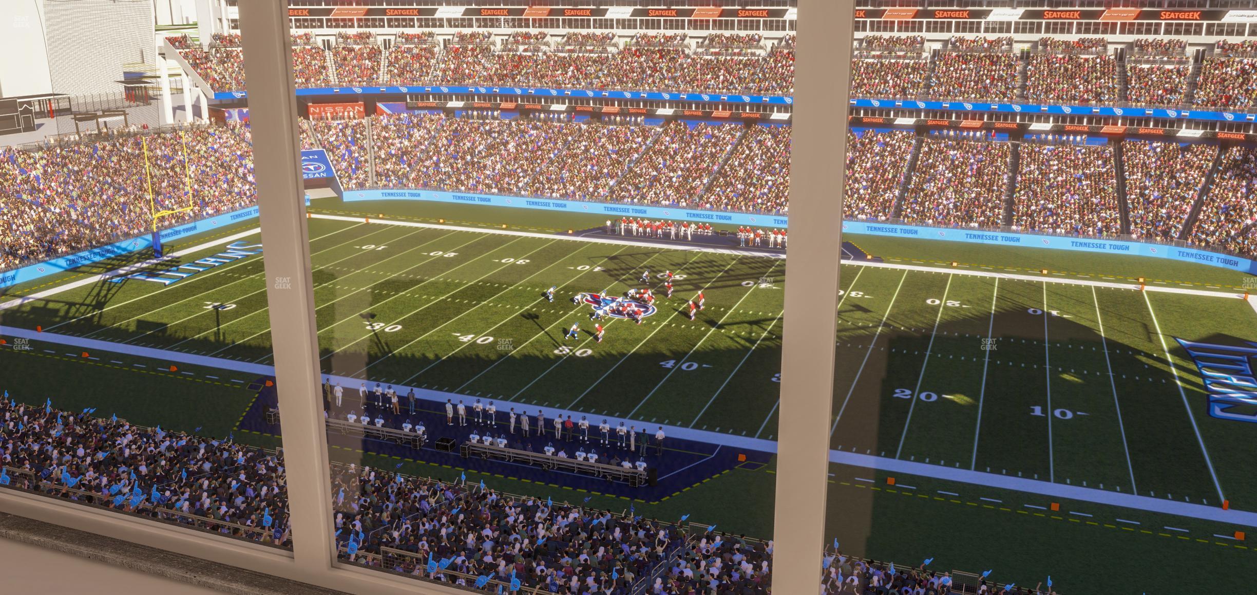 Seating view for Nissan Stadium Section Suite 663 W