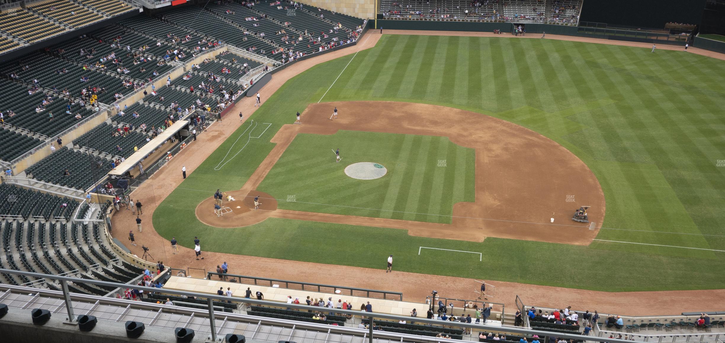 Seating view for Target Field Section 309