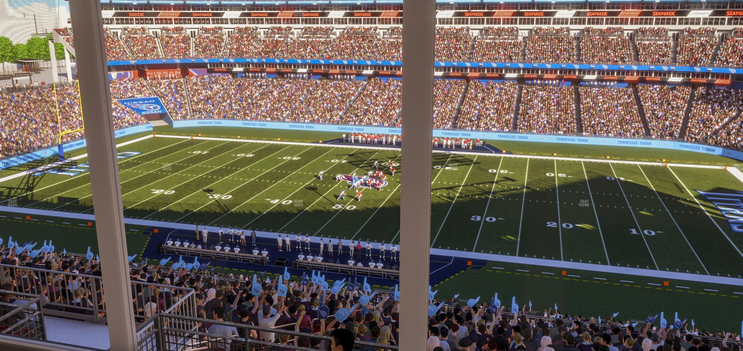 Seating view for Nissan Stadium Section Suite 565 W