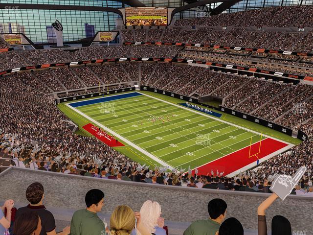 Seating view for Allegiant Stadium Section 431