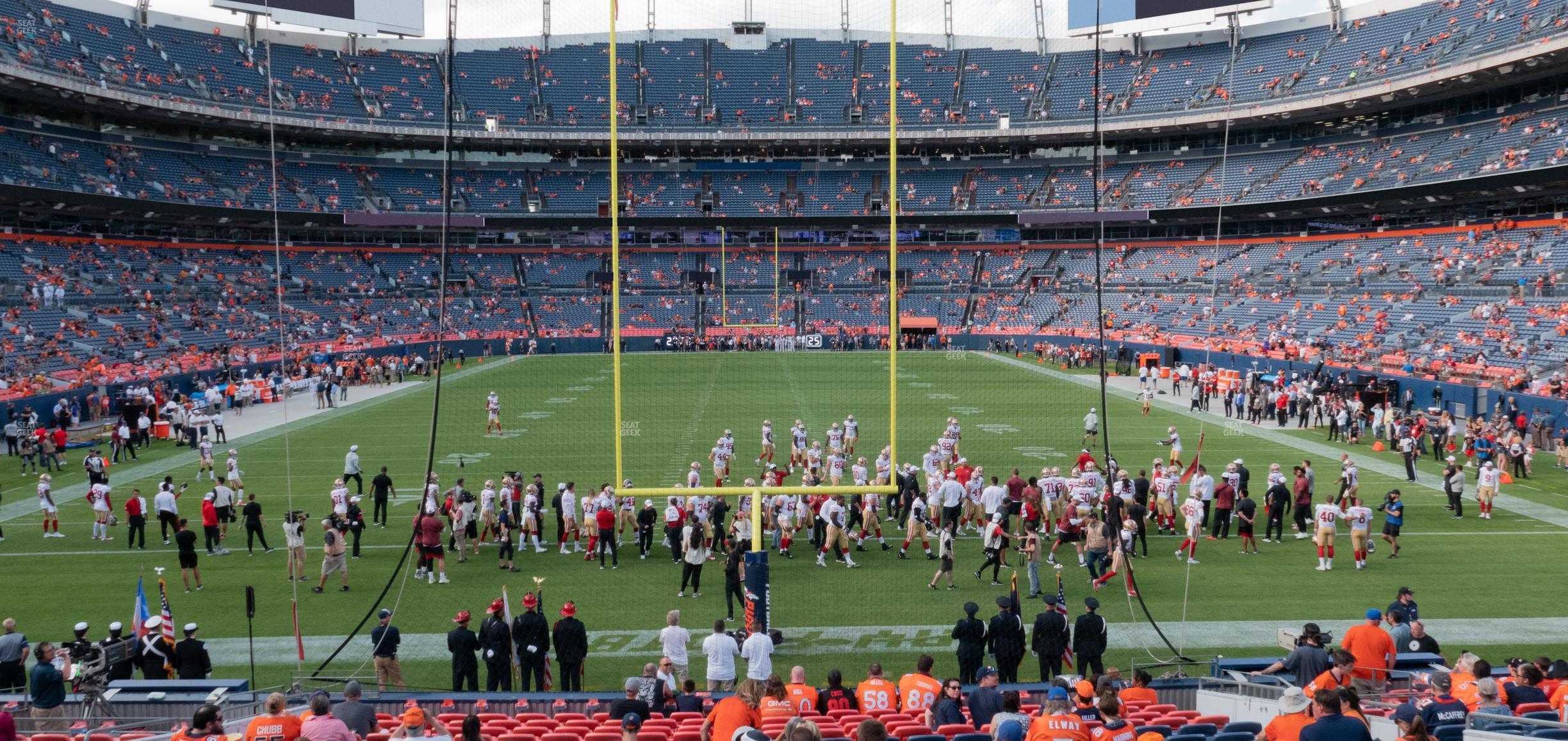 Seating view for Empower Field at Mile High Section 132