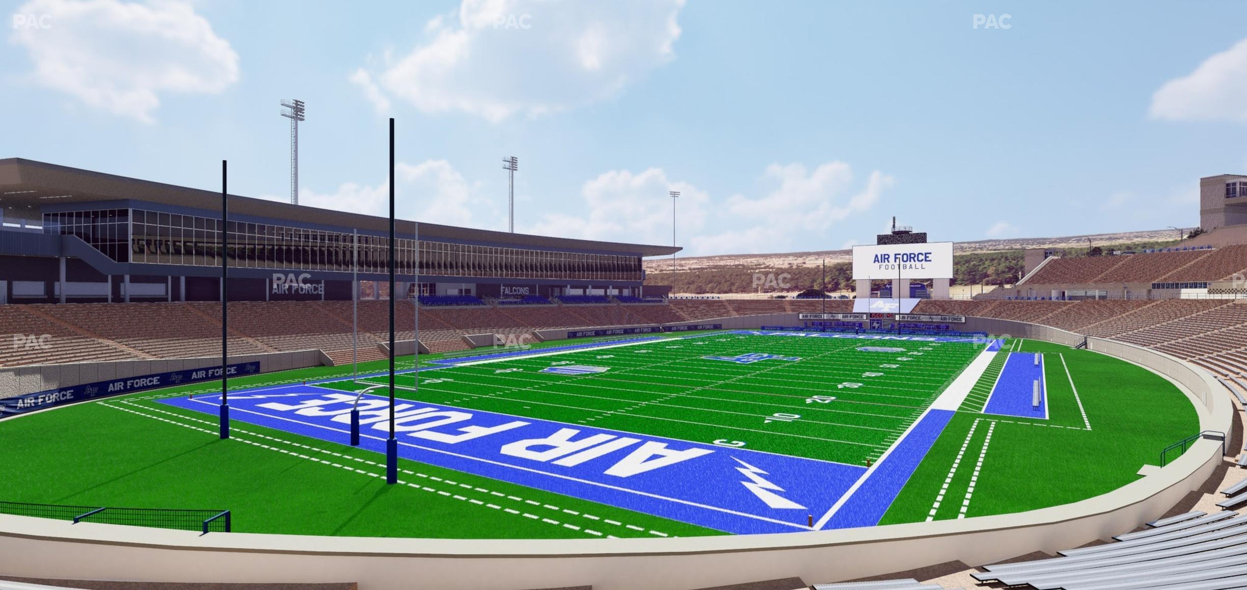 Seating view for Falcon Stadium Section L 13