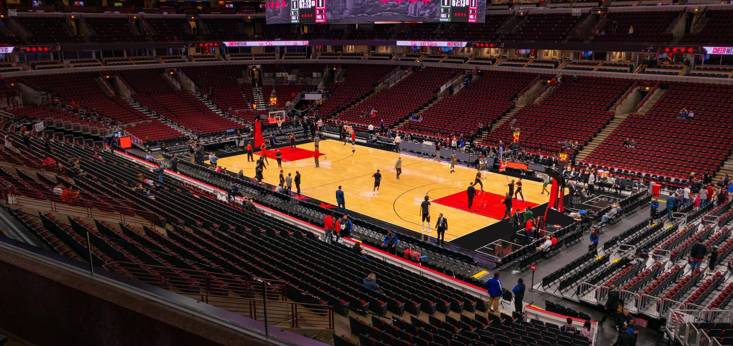 Seating view for United Center Section 214