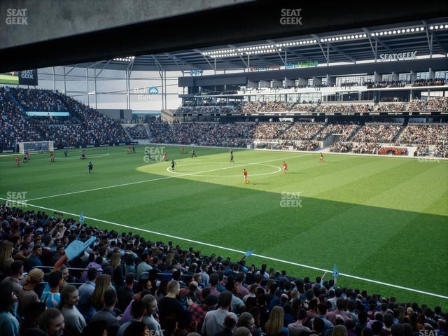 Seating view for Allianz Field Section 10